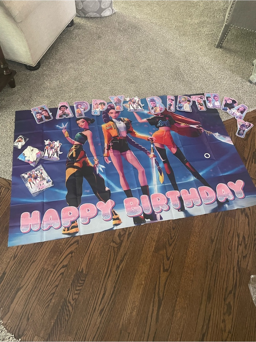 K-pop Korean Idol complete birthday party set - Picture 7 of 8